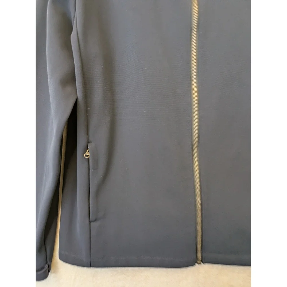 32 Degrees Heat Full Zip Jacket Men's Large Navy Blue Mock Neck Tech Performance